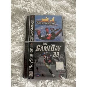 PlayStation skydiving extreme & NFL GAME DAY 99